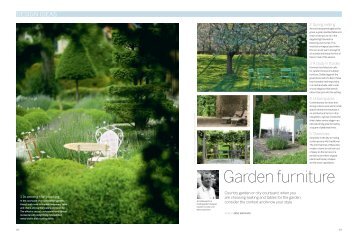 Garden furniture - Arne Maynard Garden Design