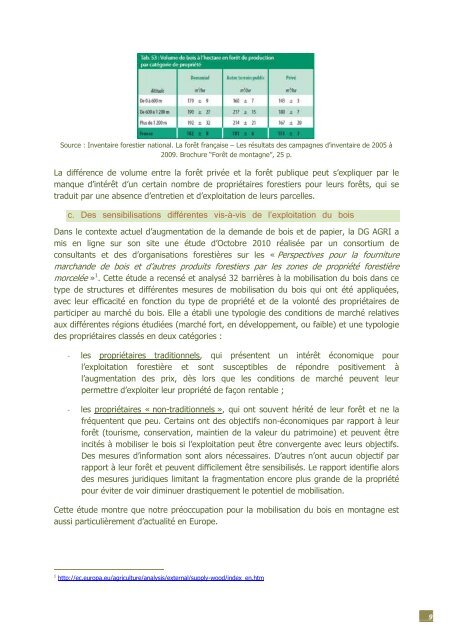 Télécharger le rapport complet - Euromontana