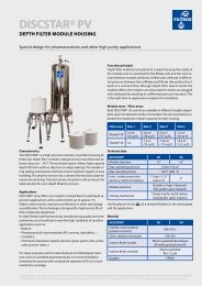 DiscstarÂ® PV - Filtrox AG