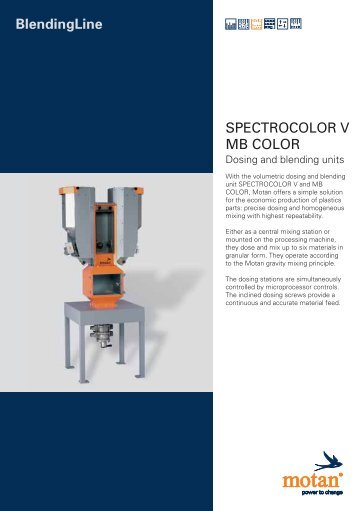 BlendingLine SPECTROCOLOR V MB COLOR OLOR V