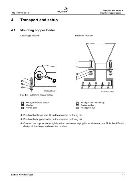 Operating Manual Hopper loader