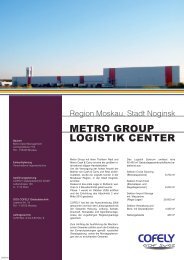 metro group logistik center - COFELY GebÃ¤udetechnik GmbH