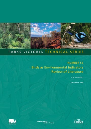 parks victoria technical series Birds as environmental indicators ...