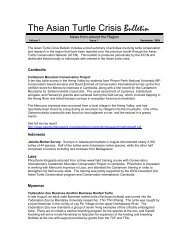 ATCN Bulletins September 2004 - Asian Turtle Conservation Network