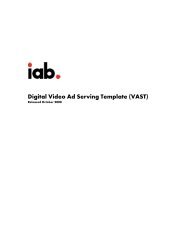 Digital Video Ad Serving Template (VAST) - Werbeformen