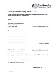 kurz: LRV-S - Stadtwerke Frankenthal GmbH