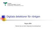 Digitala detektorer fÃ¶r rÃ¶ntgen