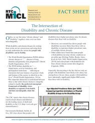 FACT SHEET - Research and Training Center on Independent Living