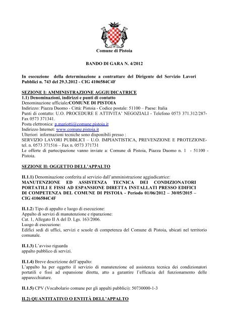Bando Integrale Con Modelli Autocertificazione E Modello