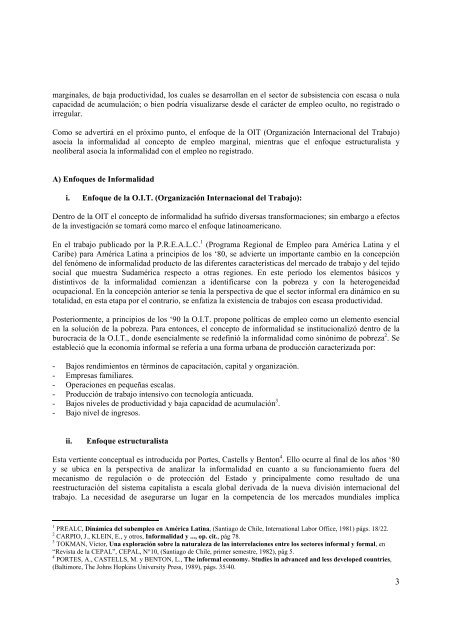 INFORMALIDAD EN EL MERCADO LABORAL ARGENTINO - ASET