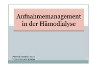 Aufnahmemanagement in der HÃƒÂ¤modialyse - WB-nephro.de