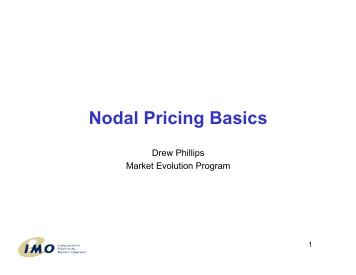 Nodal Pricing Basics - IESO