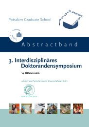 3. InterdisziplinÃ¤res Doktorandensymposium - an der Potsdam ...