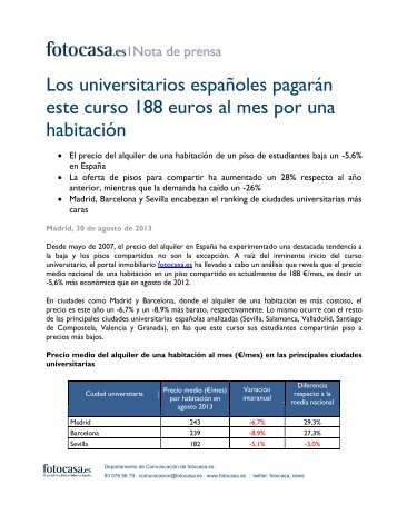 Nota de prensa (PDF) - Fotocasa