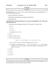 Matematik 1 Semesteruge 3 (15. - 19. september 2008) side 1 ...