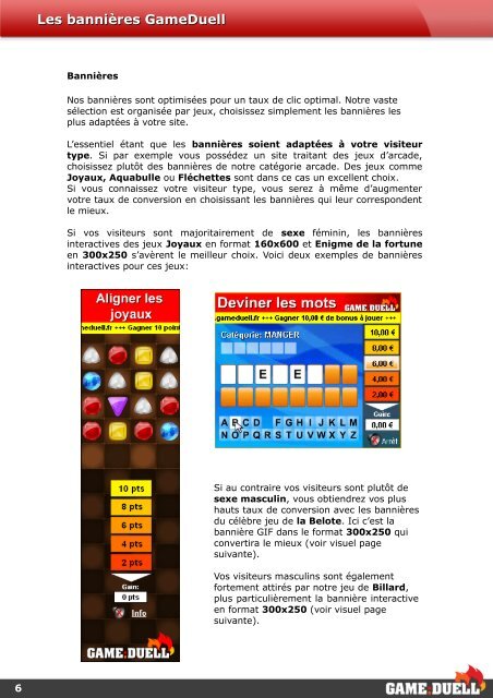 Guide partenaire GameDuell