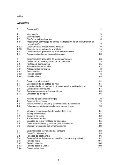 Historia natural del abuso de cocaina