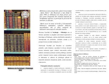 Pliant 2012 - Biblioteca Spiru Haret