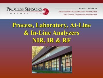 MCT-360 PSC Slide Show Presentation - Process Sensors Corp.