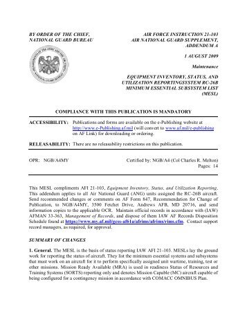 By Order Of The Air Force Instruction 21 111 Af | by order of the chief air force instruction 13 218 By Order Of The Air Force Instruction 21 111 Af | by order of the chief air force instruction 13 218