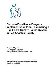 Steps to Excellence Program Implementation Plan ... - Plan4Preschool