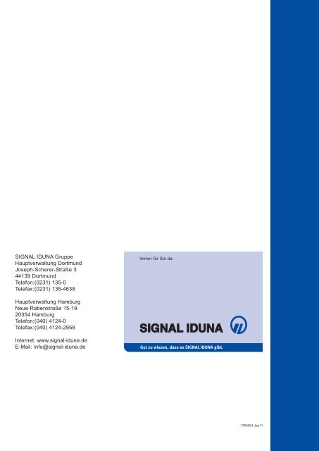 KV-Handbuch 2011 - SIGNAL IDUNA Vertriebspartnerservice AG