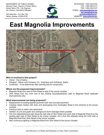 East Magnolia Improvements - City of Salina, Kansas