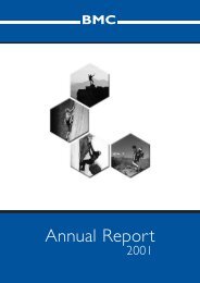Annual Report - The British Mountaineering Council