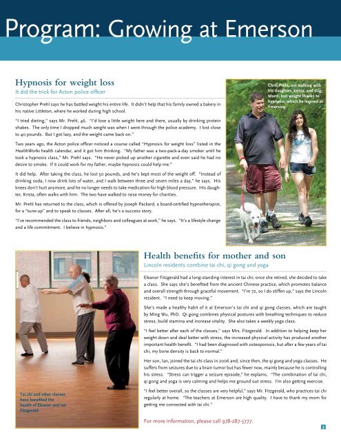 Health & Wellness - Emerson Hospital