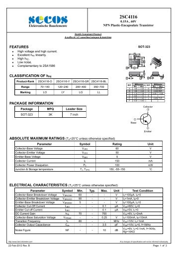 2SC4116 - SeCoS