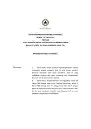 keputusan presiden republik indonesia nomor 36 tahun 2003 ...