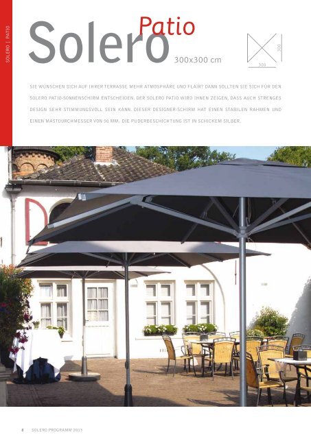 Laterna Preisliste - Solero Parasols