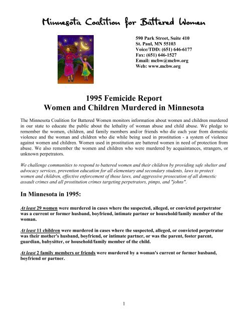 1995 - Minnesota Coalition for Battered Women