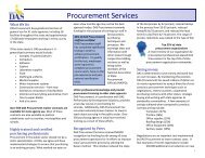 Brochure on Procurement Services - General Services - State of Iowa