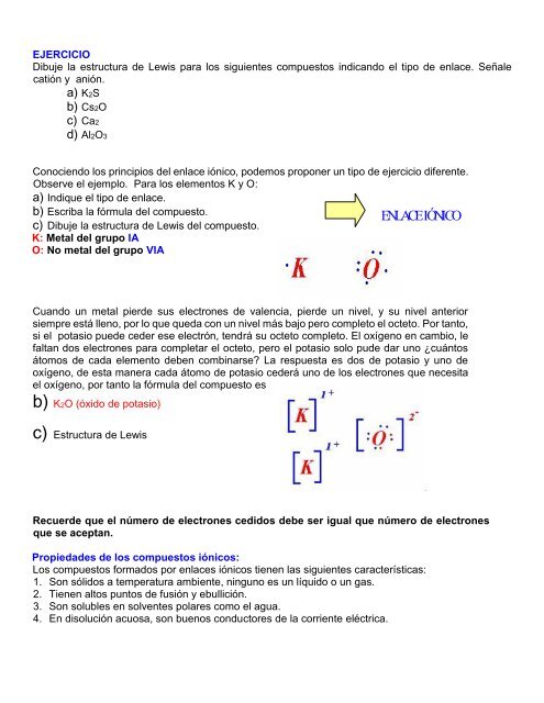 ENLACES QUÍMICOS