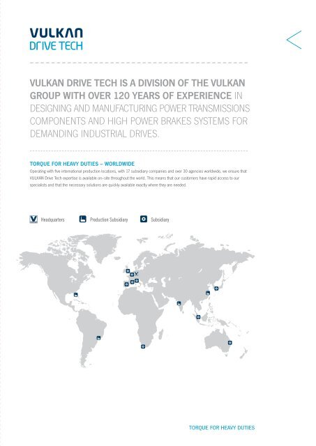 DRIVe solutIons FoR CoMPRessoRs anD BloWeRs - vulkan group