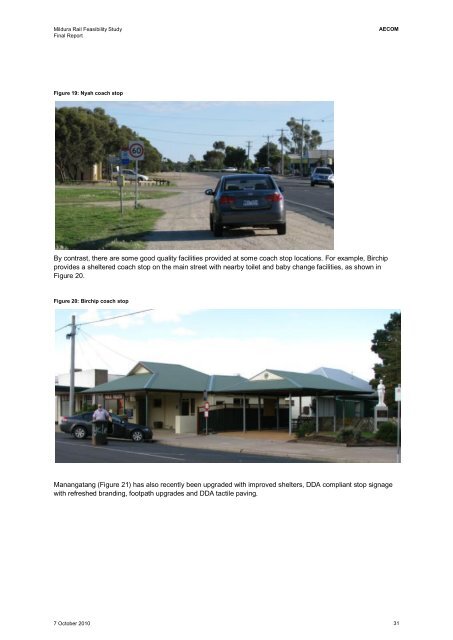 Mildura Rail Feasibility Study - Public Transport Victoria