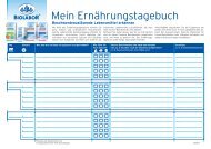 Ernährungstagebuch - Biolabor