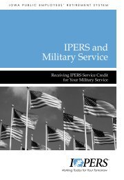 View PDF Version of this brochure - IPERS