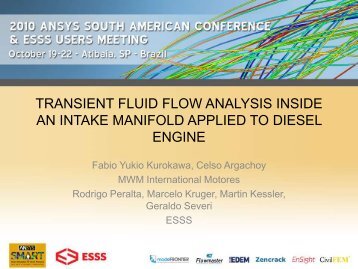 transient fluid flow analysis inside an intake manifold applied ... - ESSS