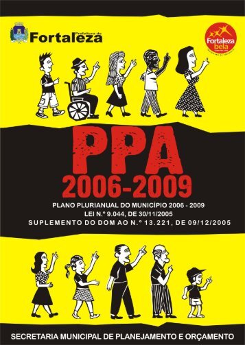 PPA 2006 - 2009 - Prefeitura Municipal de Fortaleza - ce