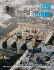 Budget Message / Highlights - Metropolitan Water Reclamation ...