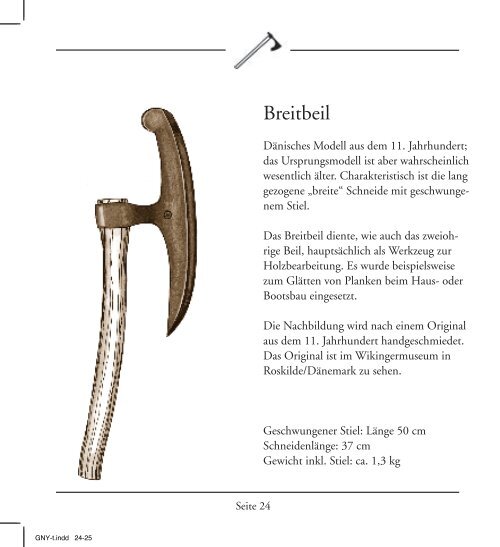 Breitbeil Dänisches Mode