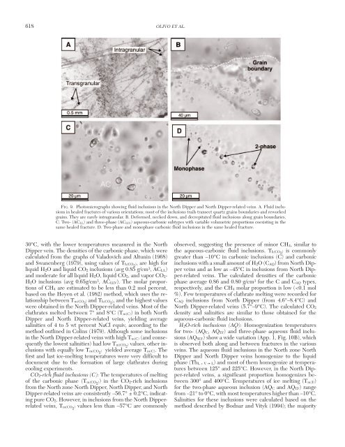 Olivo, G.R., Chang, F., and Kyser, T.K., 2006. Formation of the ...