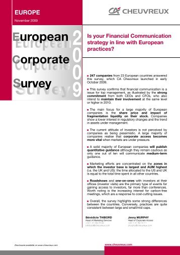 EUROPE - Crédit Agricole CIB