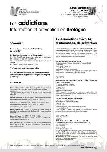 Les addictions - CRIJ Bretagne