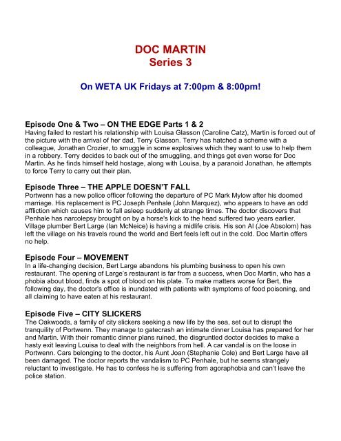WETA UK Doc Martin Series 3 Episode Guide.pdf
