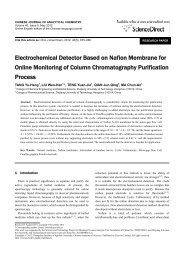 Electrochemical Detector Based on Nafion Membrane for Online ...