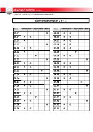 Kehrichtabfuhrplan 2 0 1 3 - Gemeinde Buttwil