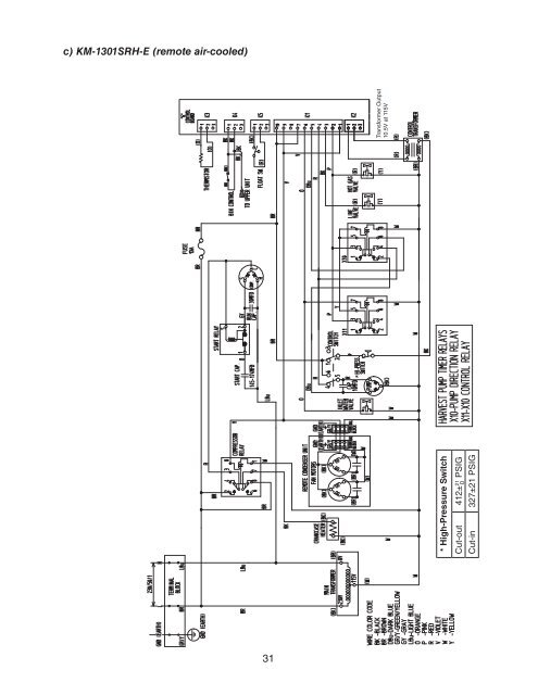 KM1301SAH-E Service Manual - Hoshizaki